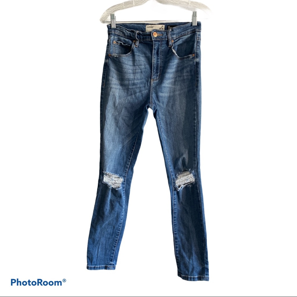 Frayed Knee Jeans